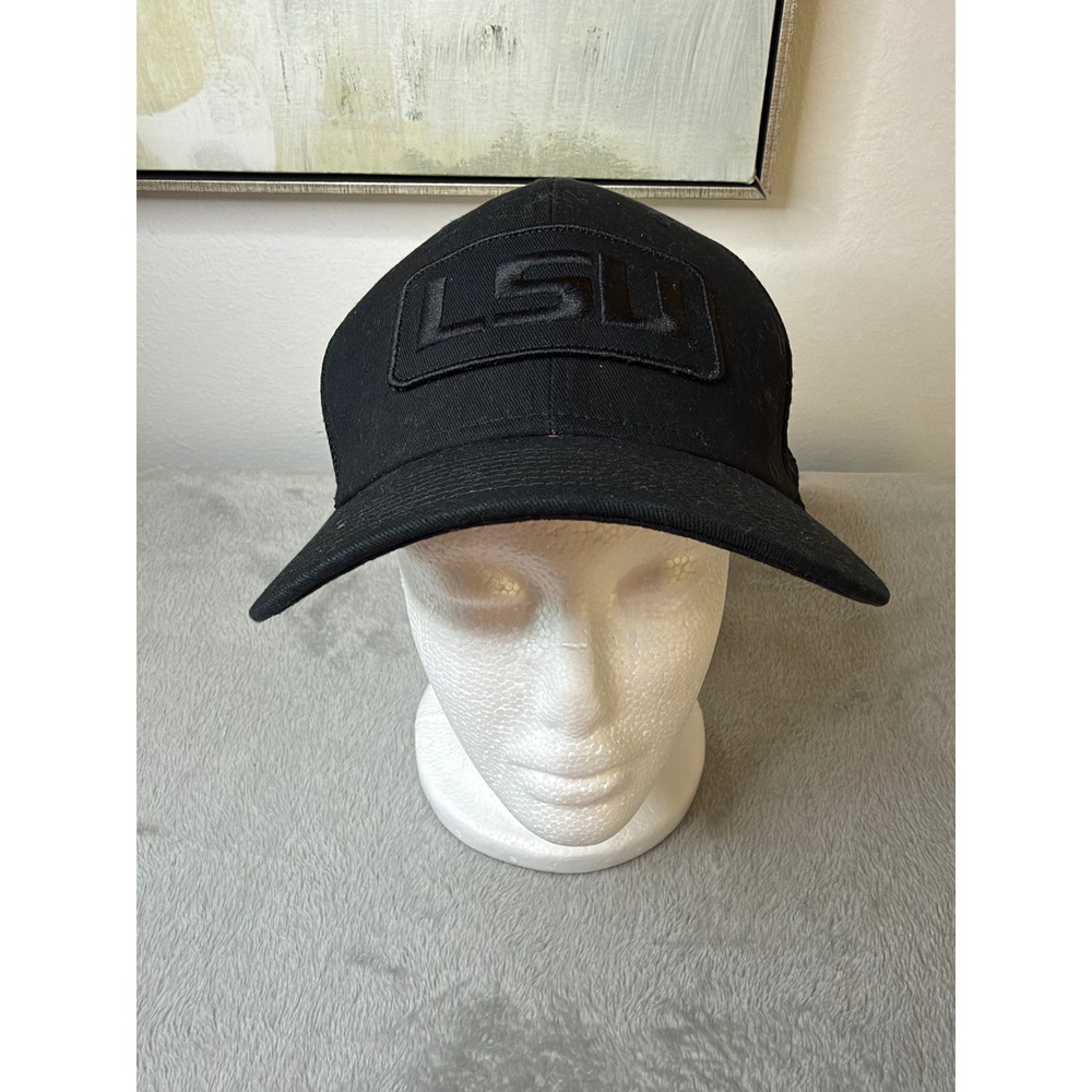 Nike LSU Trucker Hat Mens OS Black Classic99 Mesh Snapback Cap 83749